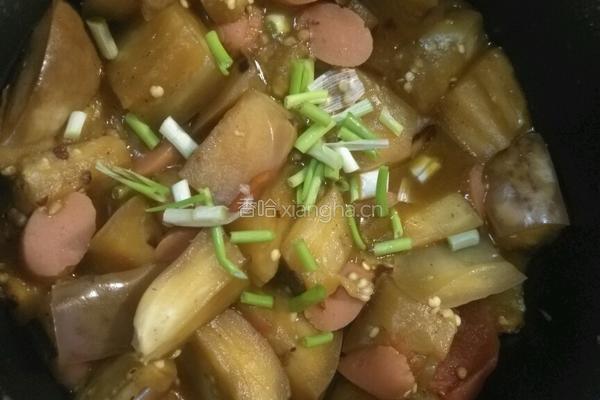 番茄炖茄子的做法图解12