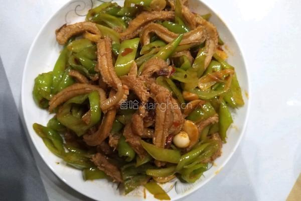 辣椒炒毛肚的做法图解6