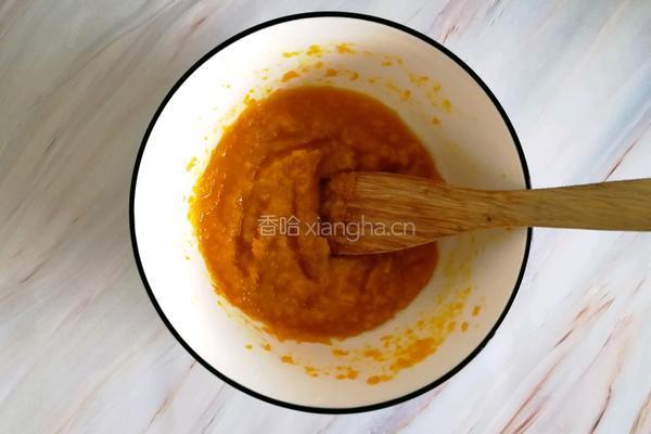 南瓜糯米夹心饼的做法图解4