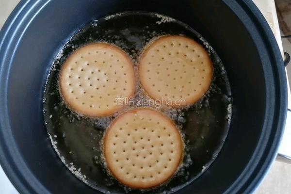 南瓜糯米夹心饼的做法图解15