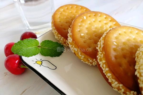 南瓜糯米夹心饼的做法图解18