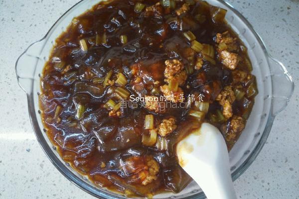 肉沫粉皮的做法图解9
