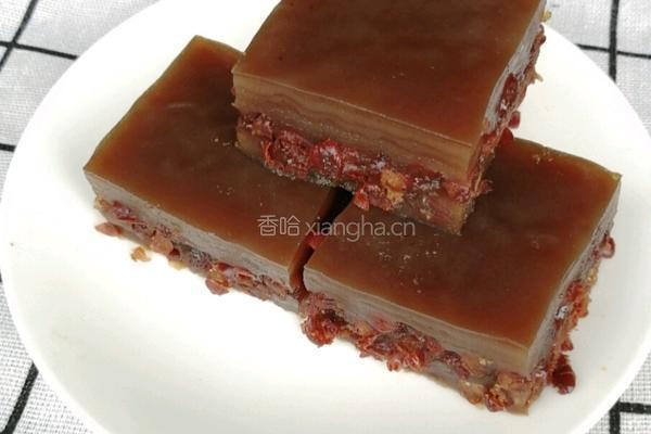 用红薯淀粉也能轻松做出的红豆千层糕