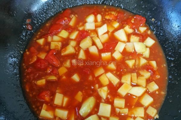 番茄土豆闷饭的做法图解5