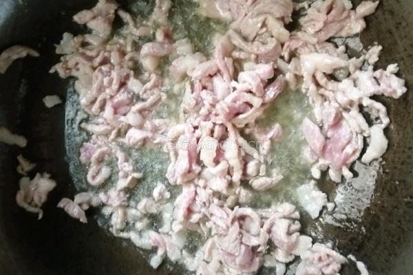 青椒炒肉丝的做法图解4