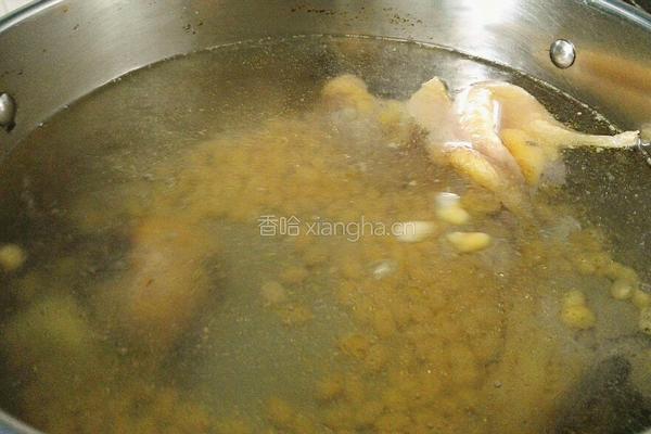黄豆茄子山药鸡汤的做法图解6