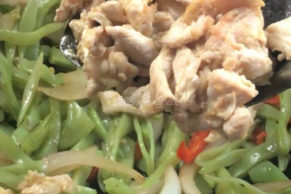 扁豆炒肉的做法图解9