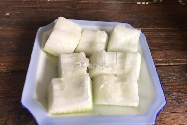 蒜香冬瓜的做法图解3
