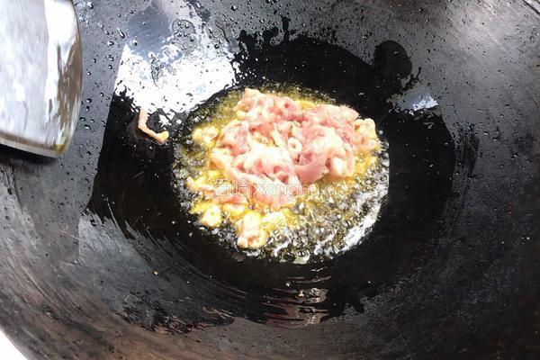 茭白炒肉丝的做法图解8