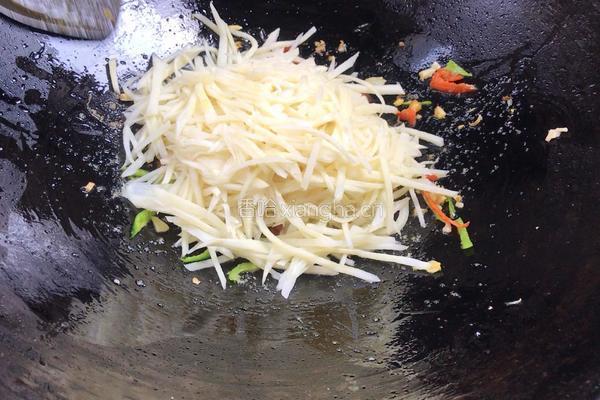 茭白炒肉丝的做法图解13