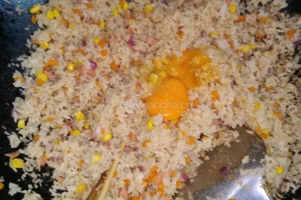 金针芝士牛焗饭的做法图解6