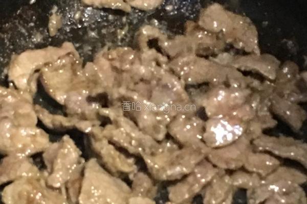 青椒牛肉的做法图解3