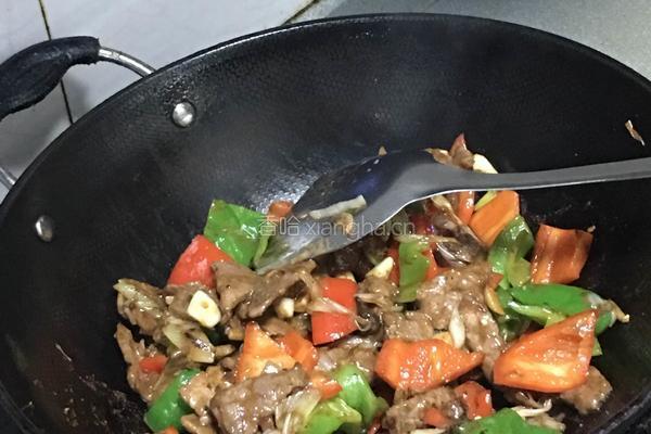 青椒牛肉的做法图解4