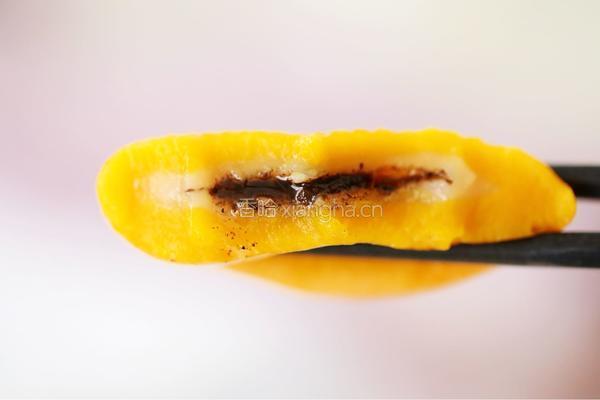 奶香南瓜汤圆饼的做法图解15