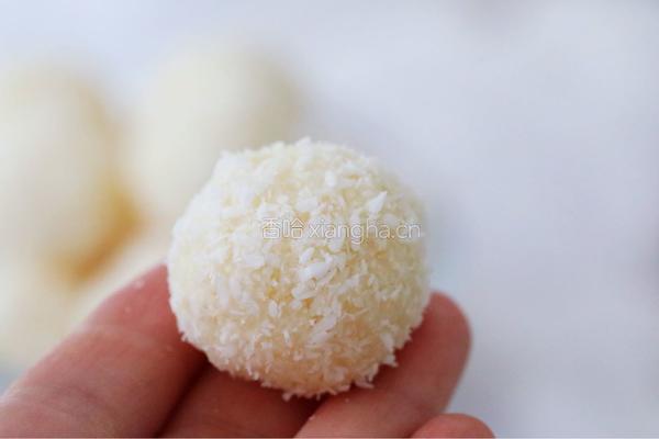 蛋白椰蓉球的做法图解12