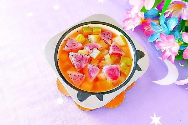 冬瓜皮火龙果甜汤的做法图解12