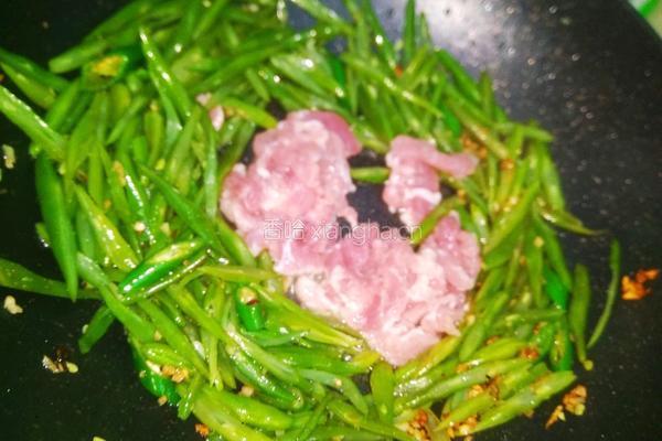 四季豆炒肉片的做法图解7
