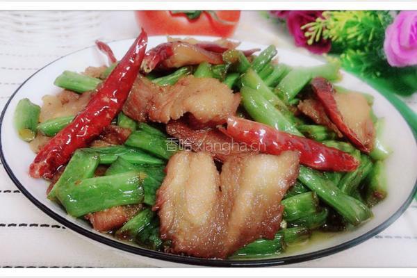五花肉炒四季豆的做法图解7