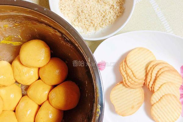 南瓜糯米薯片饼的做法图解11