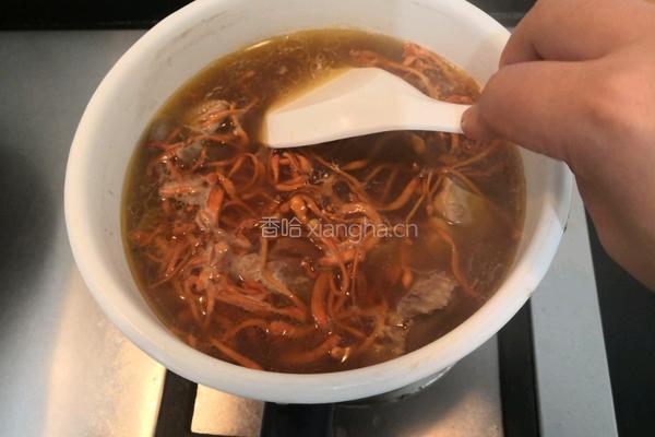 虫草花鸡汤的做法图解12