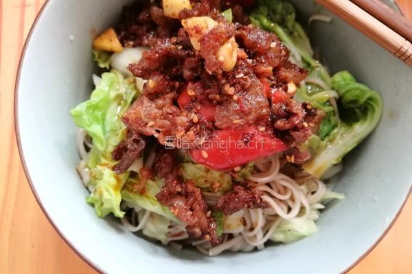 五花肉荞麦面的做法图解9