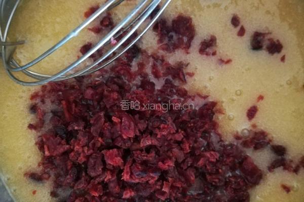 猪油版蔓越莓饼干的做法图解2