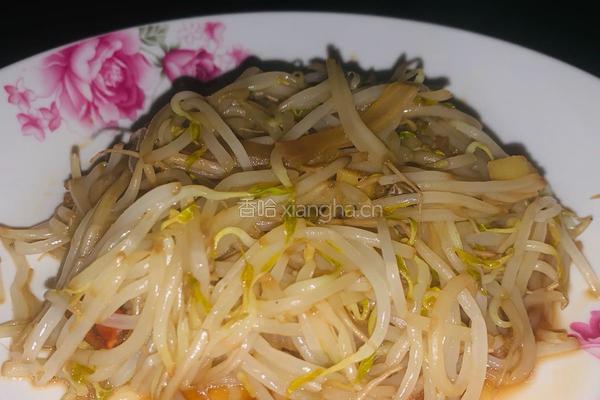 素炒豆芽的做法图解12