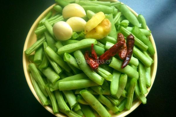 肉沫四季豆的做法图解3