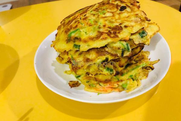 蔬菜饼的做法图解8