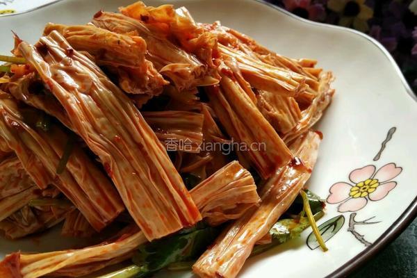 香辣凉拌腐竹的做法图解14