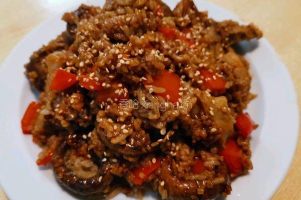 羊腿蘑菇抓饭的做法图解6