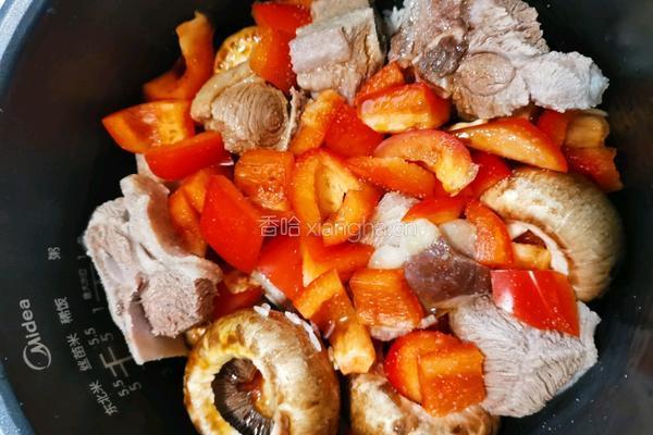 羊腿蘑菇抓饭的做法图解5