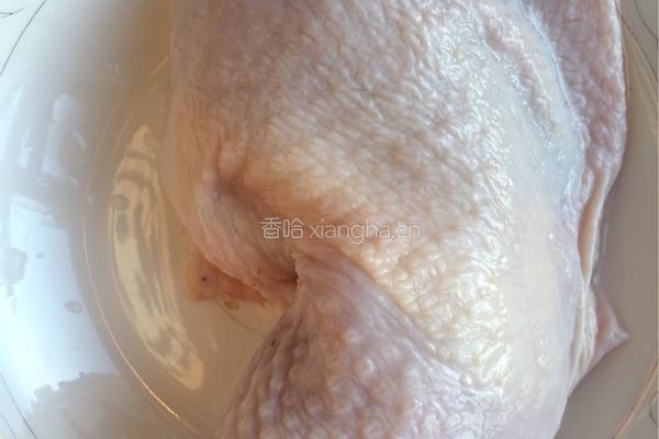 香菇鸡块的做法图解1