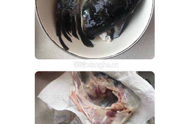 家常红烧鱼头的做法图解1