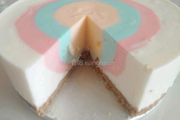 彩虹慕斯蛋糕的做法图解13