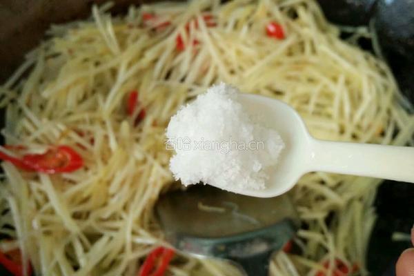 酸辣土豆丝的做法图解7