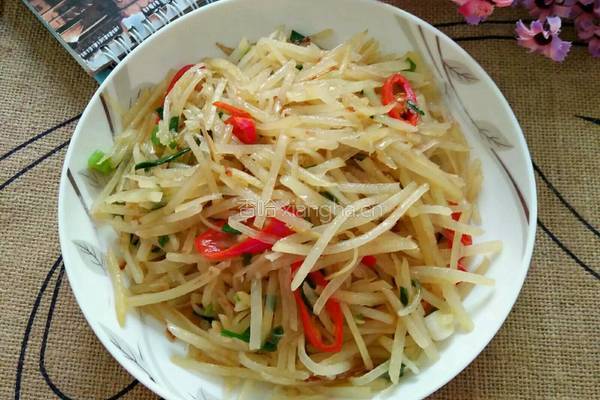酸辣土豆丝的做法图解12