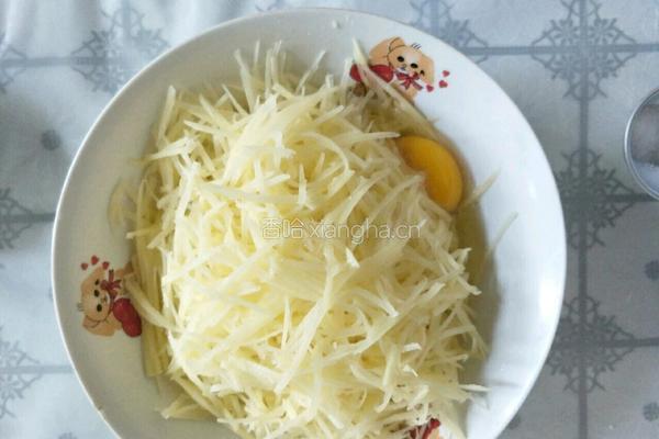 网红土豆丝饼的做法图解2