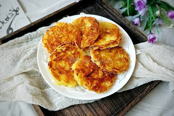 网红土豆丝饼的做法图解8