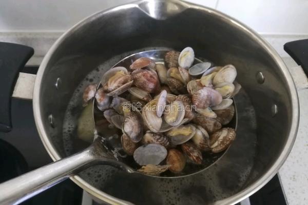 花蛤丝瓜汤的做法图解4