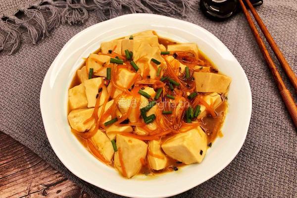 胡萝卜丝烧豆腐的做法图解17