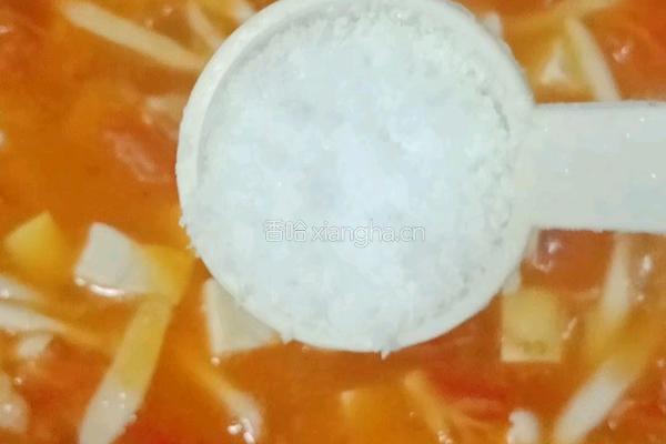 番茄白玉菇炖豆腐的做法图解11