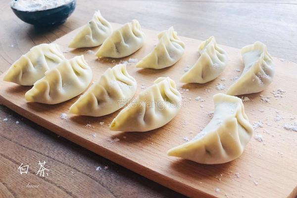 韭菜鸡蛋水饺的做法图解18