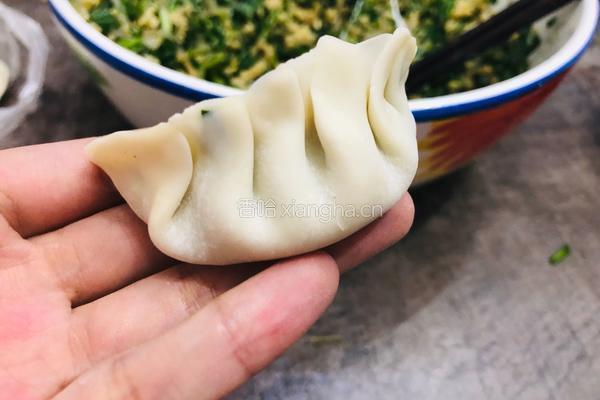 韭菜鸡蛋水饺的做法图解15