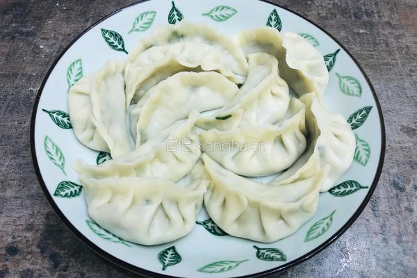 韭菜鸡蛋水饺的做法图解17