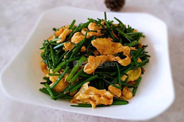 韭苔炒鸡蛋的做法图解10