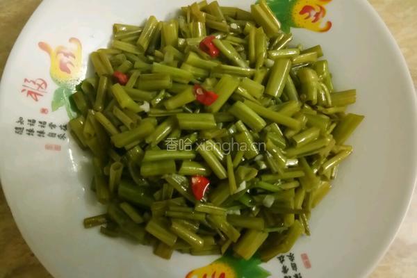 酸辣通心菜帮的做法图解8
