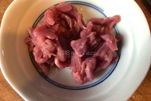 香菇肉片的做法图解2