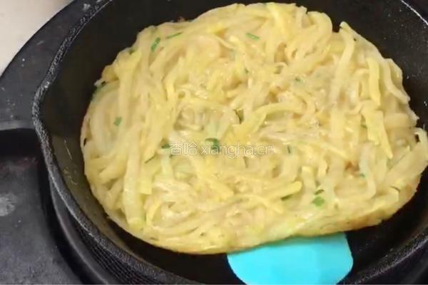 土豆丝饼的做法图解9