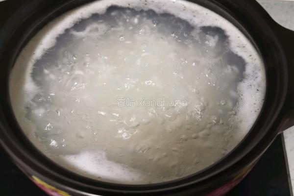 皮蛋瘦肉粥的做法图解5